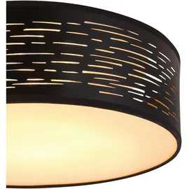 GLOBO LED-Deckenleuchte Tunno Schwarz Ø 38 cm