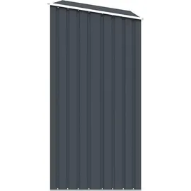 vidaXL Brennholzlager Verzinkter Stahl 245 x 98 x 159 cm Anthrazit