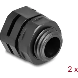 DeLock 60479 60479 Druckausgleichselement M12 Schwarz 2 Stück
