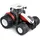AMEWI RC-Landmaschine Traktor mit Kippanhänger 2,4CH RTR rot-weiß (22600)