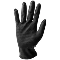 FELDTMANN Einmalhandschuh Stronghand Grip schwarz Gr. 9-10 XL,
