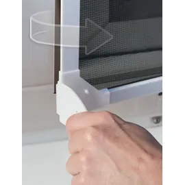 Schellenberg Insektenschutz-Fensterrahmen 100 x 120 cm Weiß