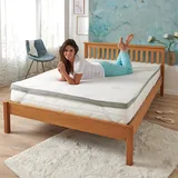 Traumschlaf Premium Viskotopper 90 x 200 cm weiß