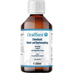 Oralflora Antiseptische Mundspülung für Mund- & Rachenraum Mundwasser 250 ml