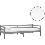 vidaXL Tagesbett 90 x 200 cm Grau