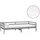 vidaXL Tagesbett 90 x 200 cm Grau