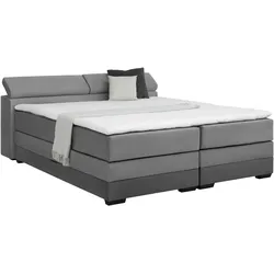 Boxspringbett Sevilla Grau ca. 140x200cm
