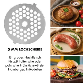 GASTROBACK Design Fleischwolf 6-in-1 Plus Silber