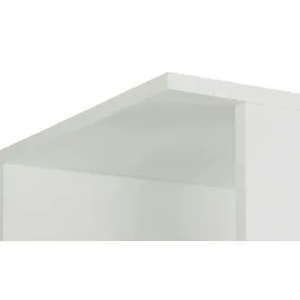 MID.YOU XORA Eckregal 38 x 38 x 186 cm Weiß