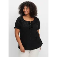 Sheego by Joe Browns Bluse in schwarz | Gr.: