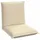 vidaXL Bodenstuhl 54 x 64 x 59 cm Creme mit verstellbarer Rückenlehne