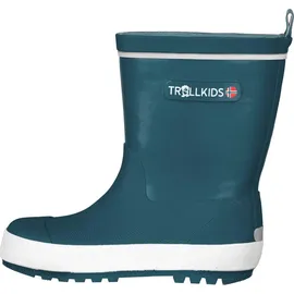 TROLLKIDS Lysefjord Gummistiefel Blau 25