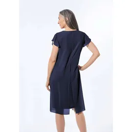 GOLDNER Etuikleid Partykleider Blau 50