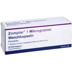 Zemplar 1 Mikrogramm Weichkapseln 28 St