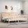 vidaXL Massivholzbett 180 x 200 cm Beige
