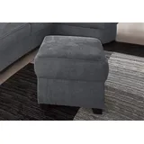 sit&more Polsterhocker Pandora Mikrofaser 58 x 45 x 58 cm Grau