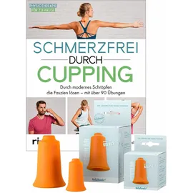Sport-Tec BellaBambi® Release- Bundle, original, mini orange, Buch "Schmerzfrei durch Cupping"