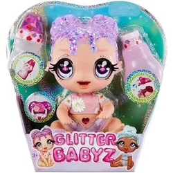 MGA 574866EUC Glitter Babyz Doll- Lavender (Flower)