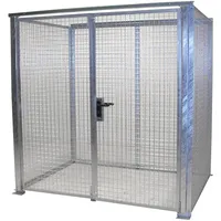 Bauer Südlohn Gasflaschen-Container GFC-M2-DF, feuerverzinkt