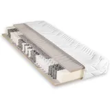 BeCo Maxima Plus Taschenfederkernmatratze 080x200cm 22 cm H2 hoch - Weiß