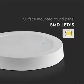 V-Tac LED-Panel 18 Leuchtmittel rund weiß