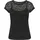 LASCANA Spitzenshirt Schwarz 40/42