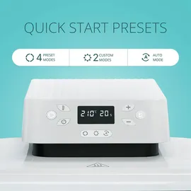 loklik Automatische Hitzepresse 38 x 38 cm Weiß