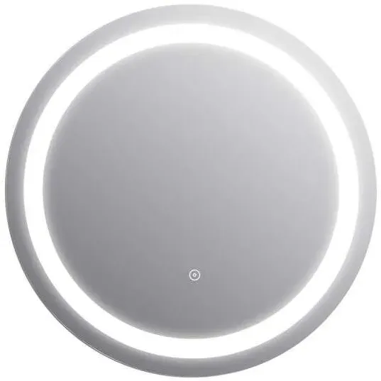 Duschmeister LED-Spiegel rund 60x60 cm mit Touch - Badmöbel