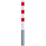 Schake Absperrpfosten Typ 470FB 70 x 70 mm Rot/Weiß