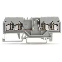WAGO 279-815/281-410 Diodenklemme 4mm Zugfeder Belegung: L Grau