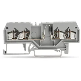 WAGO 279-815/281-410 Diodenklemme 4mm Zugfeder Belegung: L Grau