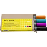 Sigel Boardmarker 4 St. 2-3 mm Schwarz/Türkis/Magenta/Orange