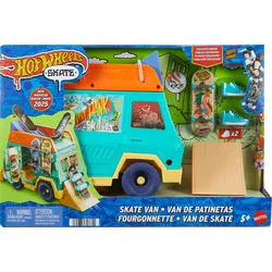 Hot Wheels Skate Tony Hawk Skatervan-Spielset mit exklusivem Fingerboard und abnehmbaren Skateschuhen