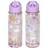 Coppenrath Verlag Glitzer-Trinkflasche Einhorn-Paradies 0,3 l