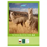 Stylex Schulblock / blanko / DIN A4 / gelocht / 50 Blatt