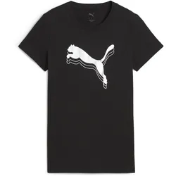 ESS METALLIC Tee PUMA BLACK-METALLIC SILVER