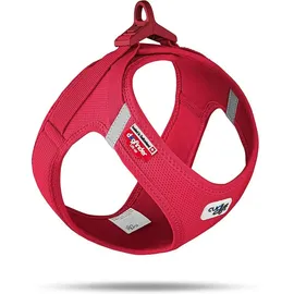 Curli Clasp Hundegeschirr Rot L