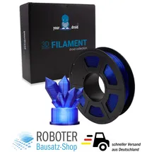 Your Droid yourDroid TPU Filament Transparent Blau 1.75mm 500g 3D-Drucker