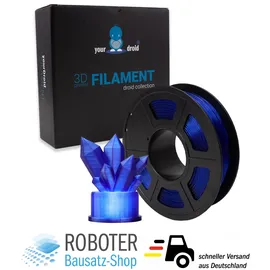 Your Droid yourDroid TPU Filament Transparent Blau 1.75mm 500g 3D-Drucker