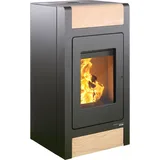 Haas+Sohn Pelletofen HSP 2.stone / W-LAN Modul -  Woodstone - perl-schwarz
