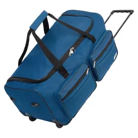 monzana Reisetasche 4-Rollen 70 cm / 85 l blau
