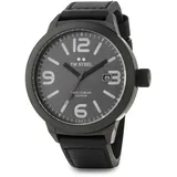 TW Steel Marc Coblen Edition mit Lederband Datum 50 MM Black TWMC53