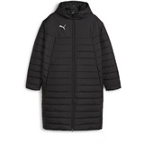 Puma Puma, teamFINAL Bench Jacket puma black/PUMA silver XXL