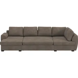 Cotta Wohnlandschaft Polyester U-Form 3-Sitzer Braun