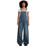 G-Star Straight Leg Dungaree, Size L, Color Blue - L