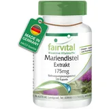 Fairvital | Mariendistel Kapseln - Extrakt 175mg - 100 Kapseln - VEGAN - standardisiert auf 80% Silymarin