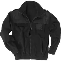 Mil-Tec Security Fleecejacke schwarz, S