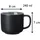 Ritzenhoff & Breker Jasper Kaffeetasse 0,24 l Schwarz 4 St.