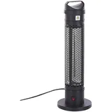 Beliani Krakatoa Heizstrahler 10 kW schwarz