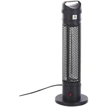 Beliani Krakatoa Heizstrahler 10 kW schwarz